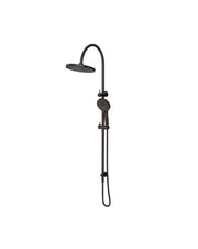 Bella Vista Mica Gooseneck Dual Shower Rail Dusk Bronze