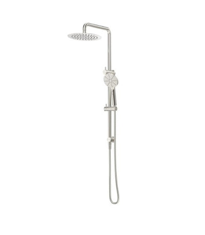 Bella Vista Mica Dual Shower Rail Brushed Nickel