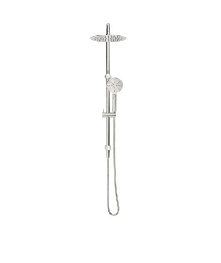 Bella Vista Mica Dual Shower Rail Brushed Nickel