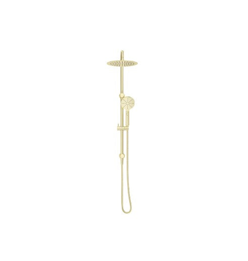 Bella Vista Mica Dual Shower Rail French Gold