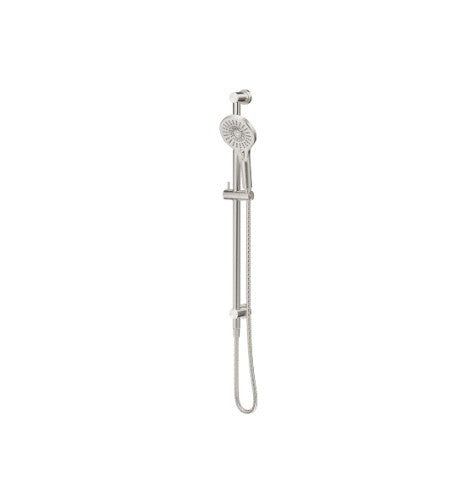 Bella Vista Mica Shower Rail Inbuilt Inlet Brushed Nickel