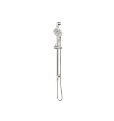 Bella Vista Mica Shower Rail Inbuilt Inlet Brushed Nickel