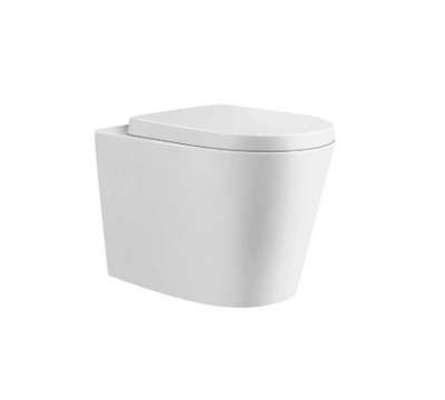Rimless Wall Faced Pan, Cistern & Button Package