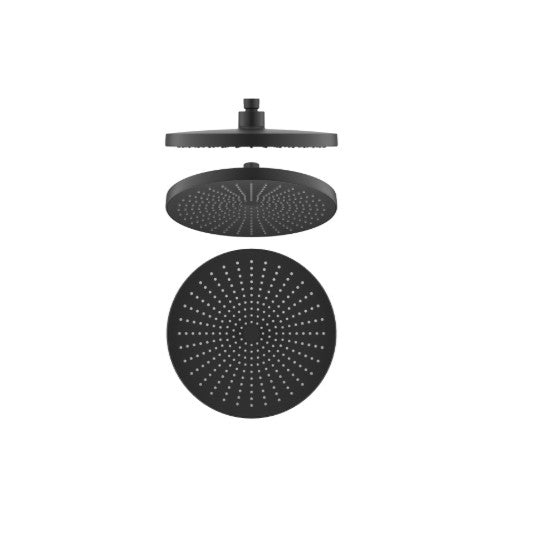 Bella Vista Mica 6H Shower Head Black