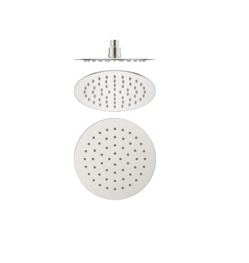 Bella Vista Mica Shower Head 250mm Brushed Nickel