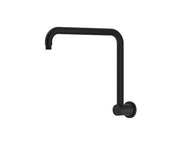 Bella Vista Mica Gooseneck Shower Arm Black