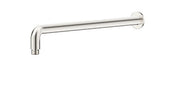 Bella Vista Mica Shower Arm 450mm Brushed Nickel - Curved