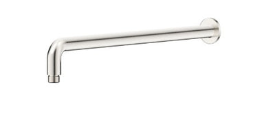 Bella Vista Mica Shower Arm 450mm Brushed Nickel - Curved