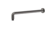 Bella Vista Mica Shower Arm 450mm Gun Metal - Curved