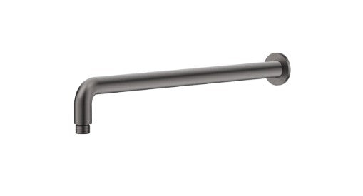 Bella Vista Mica Shower Arm 450mm Gun Metal - Curved