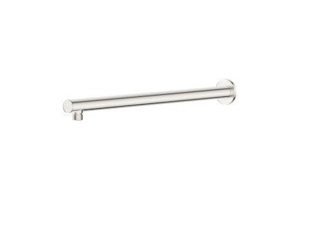 Bella Vista Mica Shower Arm 450mm Brushed Nickel - Straight