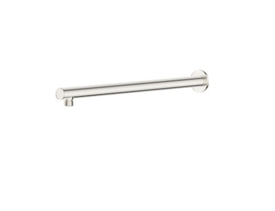 Bella Vista Mica Shower Arm 450mm Brushed Nickel - Straight