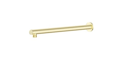 Bella Vista Mica Shower Arm 450mm French Gold - Straight
