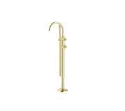 Bella Vista Mica Freestanding Bath Mixer with Hand Shower French Gold