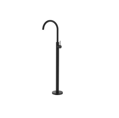 Bella Vista Mica Gooseneck Bath Mixer Black