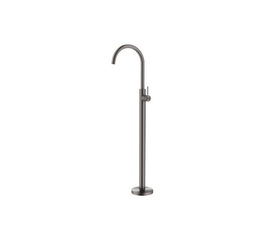 Bella Vista Mica Gooseneck Bath Mixer Gun Metal