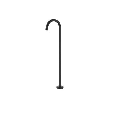 Bella Vista Mica Gooseneck Bath Spout Black
