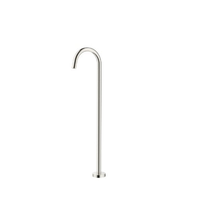 Bella Vista Mica Gooseneck Bath Spout Brushed Nickel