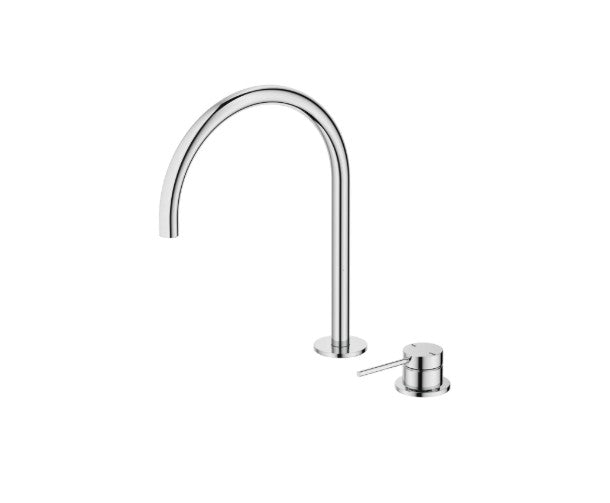 Bella Vista Gooseneck Hob Sink/Basin Mixer Set Chrome