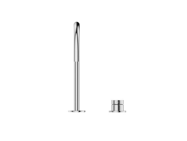 Bella Vista Gooseneck Hob Sink/Basin Mixer Set Chrome