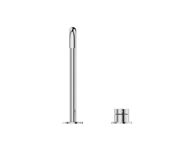 Bella Vista Mica Soft Square Hob Sink/Basin Mixer Set Chrome