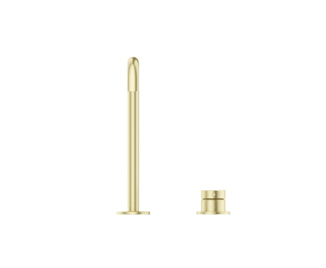 Bella Vista Mica Soft Square Hob Sink/Basin Mixer Set French Gold