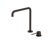 Bella Vista Mica Soft Square Hob Sink/Basin Mixer Set Dusk Bronze