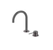 Bella Vista Mica Gooseneck Hob Basin Mixer Dusk Bronze