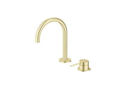 Bella Vista Mica Gooseneck Hob Basin Mixer French Gold