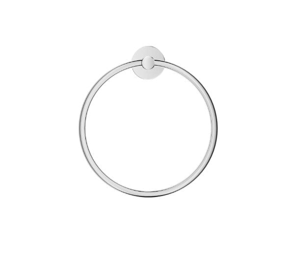 Bella Vista Mica Towel Ring Chrome