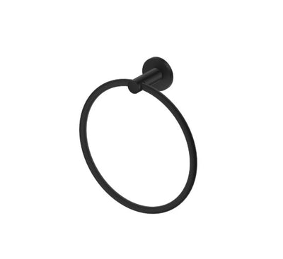 Bella Vista Mica Towel Ring Black