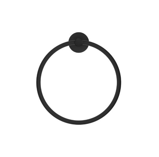 Bella Vista Mica Towel Ring Black