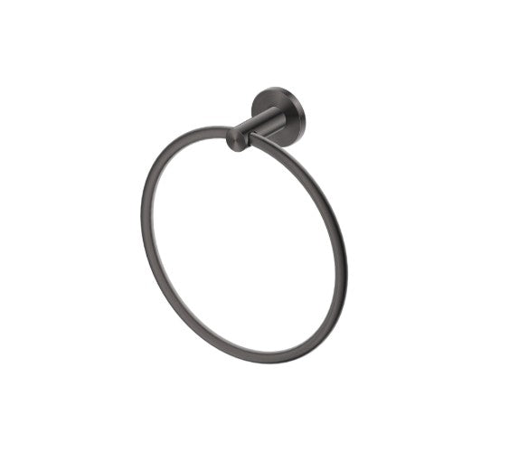 Bella Vista Mica Towel Ring Gun Metal