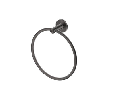 Bella Vista Mica Towel Ring Gun Metal