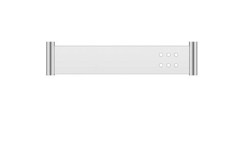 Bella Vista Mica Stainless Shelf 400mm Chrome