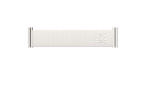 Bella Vista Mica Stainless Shelf 400mm Brushed Nickel