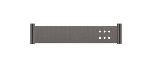 Bella Vista Mica Stainless Shelf 400mm Gun Metal