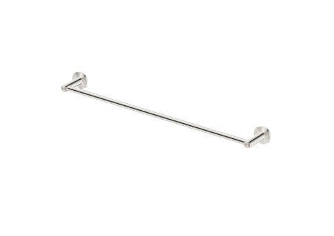 Bella Vista Mica Single Towel Rail 600/800mm Brushed Nickel