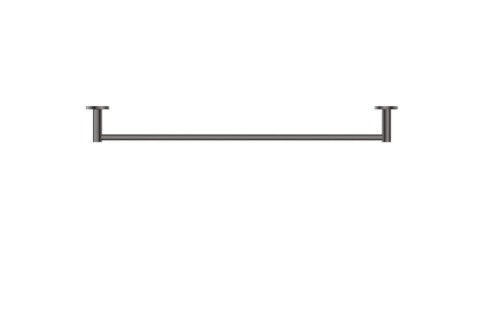 Bella Vista Mica Single Towel Rail 600/800mm Gun Metal