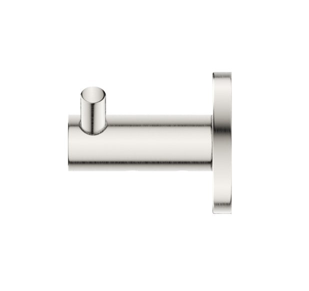 Bella Vista Mica Double Robe Hook Brushed Nickel