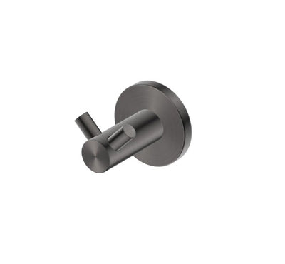 Bella Vista Mica Double Robe Hook Gun Metal