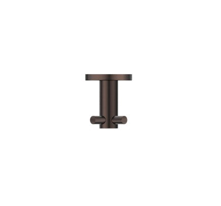 Bella Vista Mica Double Robe Hook Dusk Bronze