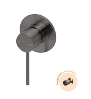 Phoenix Vivid Slimline SwitchMix Shower/Wall Mixer Trim Kit Only Brushed Carbon - Lead Free