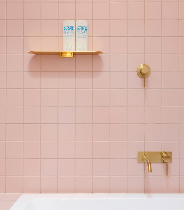 Phoenix Vivid Slimline SwitchMix Shower/Wall Mixer Complete Kit Brushed Gold - Lead Free