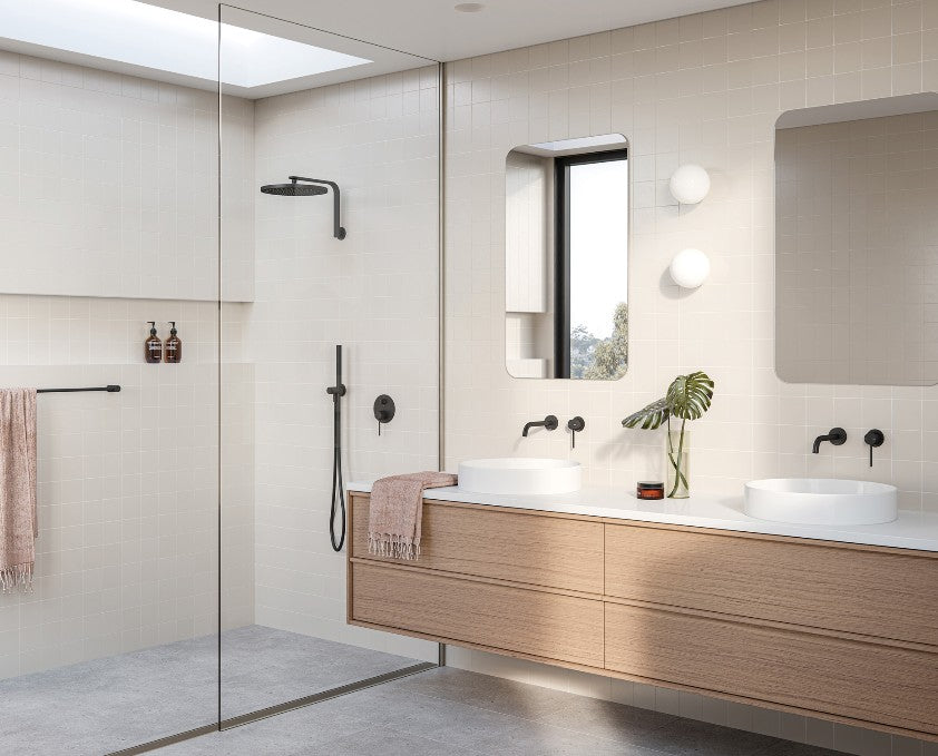 Phoenix Vivid Slimline SwitchMix Shower/Bath Diverter Mixer Trim Kit Only Black