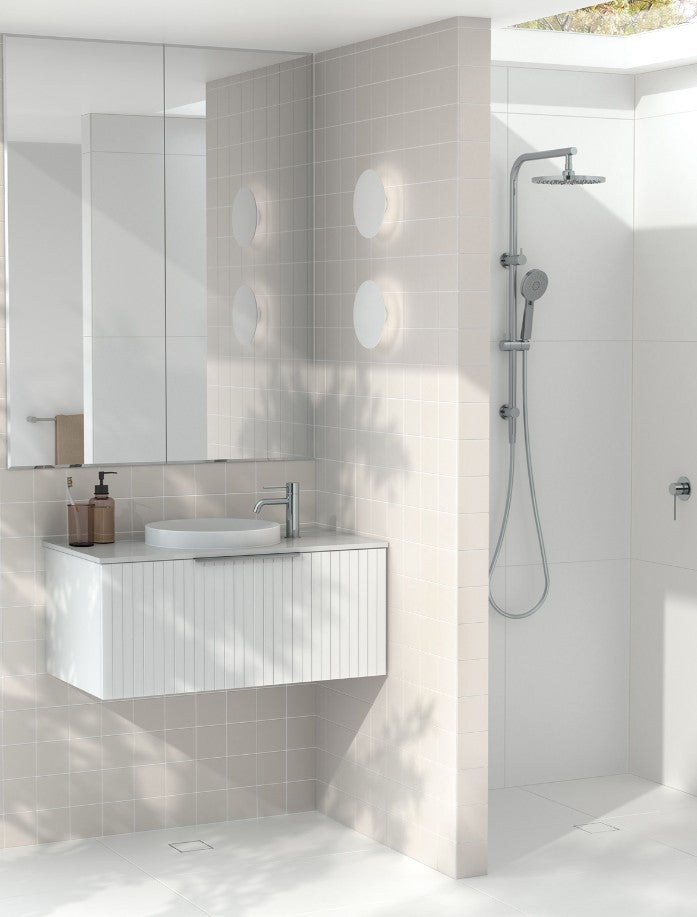 Phoenix Vivid Slimline Twin Shower Chrome