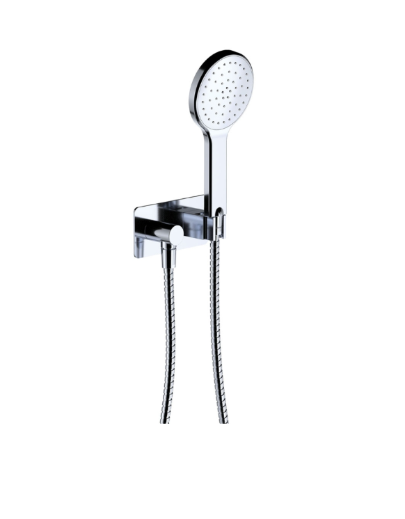 Fienza Kaya Hand Shower, Rectangular Plate, Chrome
