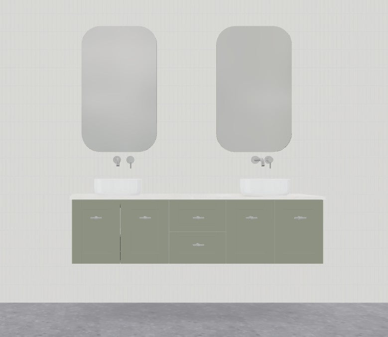 Timberline Victoria Wall Hung Vanity Above Counter Basin