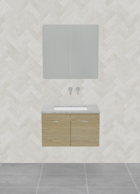 Timberline Dakota Wall Hung Vanity Under Counter Basin