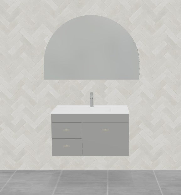 Timberline Indiana Wall Hung Vanity Unit